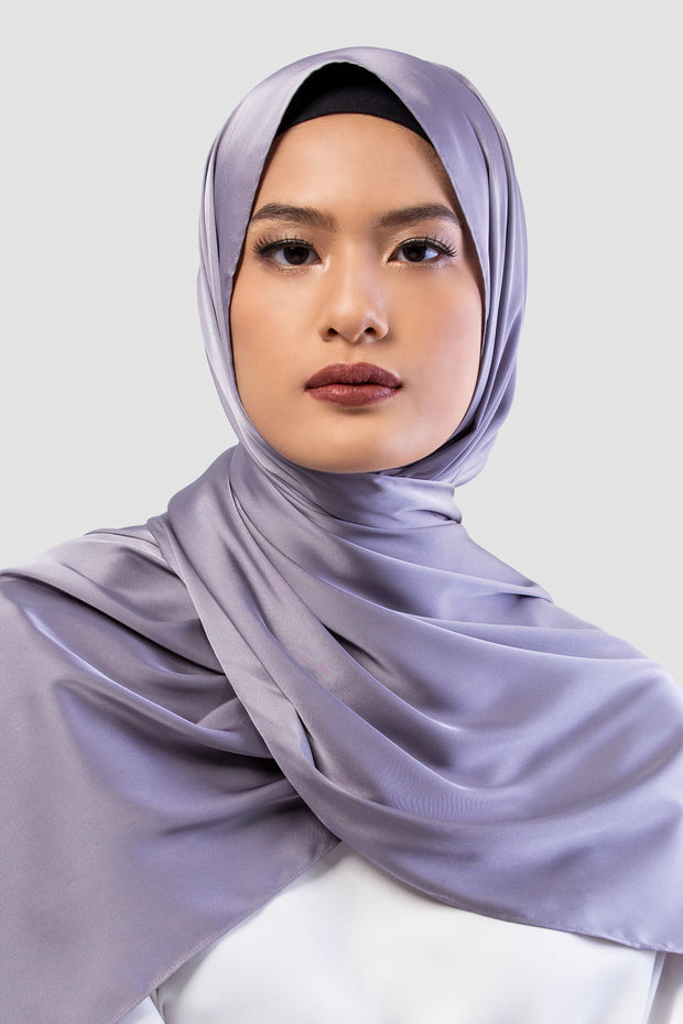 Satin Pashmina Dimgrey - Vaslima