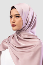 Satin Pashmina Dusty Purple - Vaslima