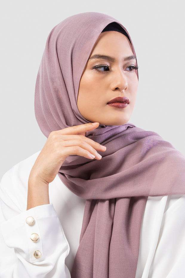 Woven Pashmina Mauve - Vaslima