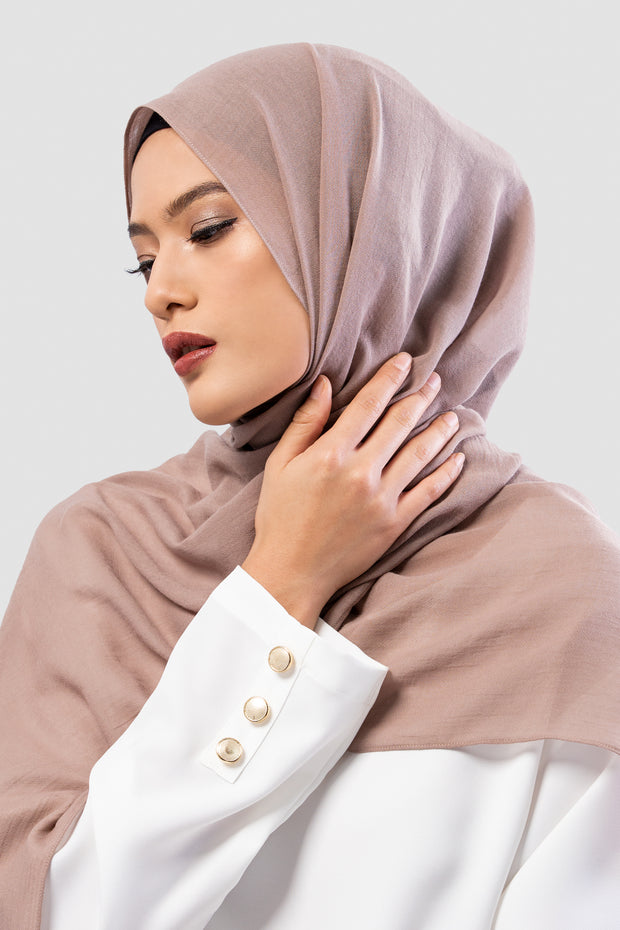 Woven Pashmina Mocca - Vaslima