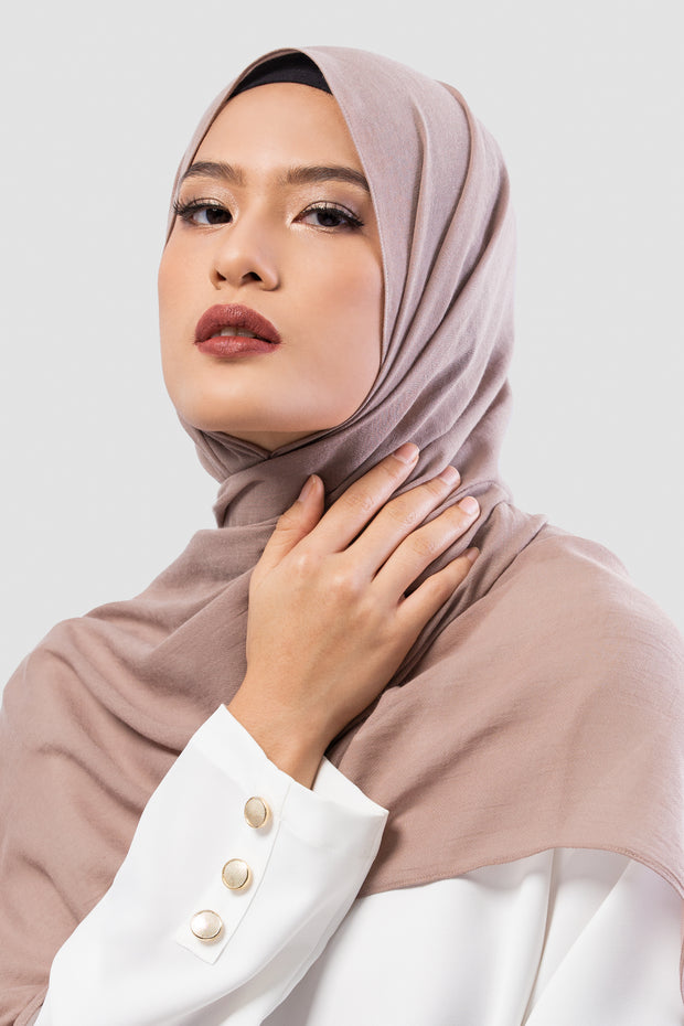 Woven Pashmina Mocca - Vaslima