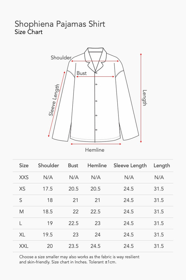 Sophiena Pajamas Shirt - Vaslima